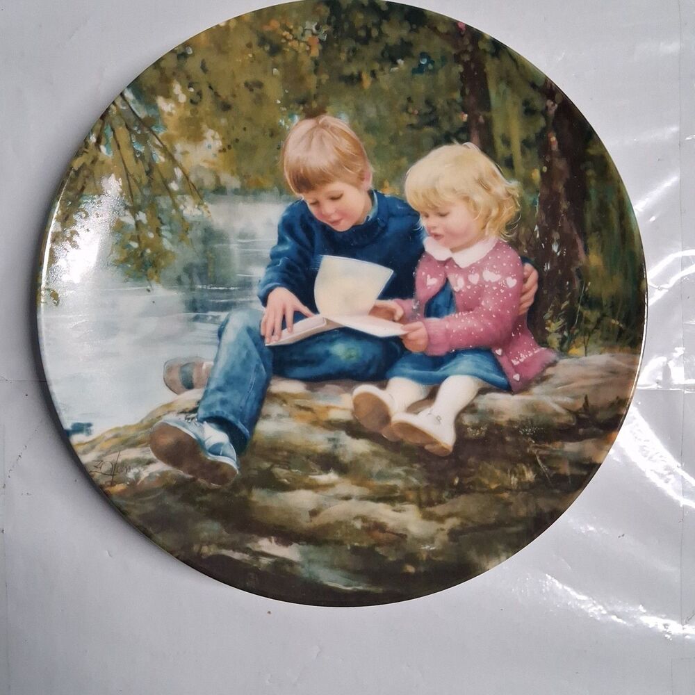 Donald Zolan Collector Plate, "Forests and Fairytales", 1st Joy of Reading 1991